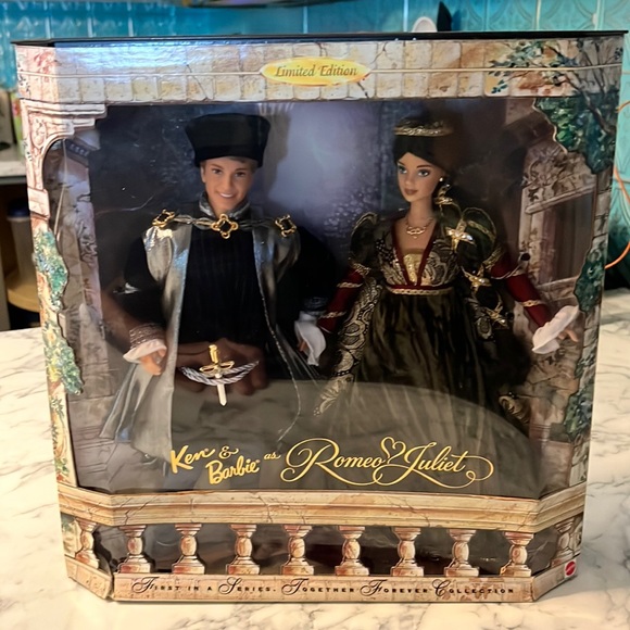 NIB Limited Edition 1997 Mattel Barbie & Ken as Romeo & Juliet - Picture 1 of 5